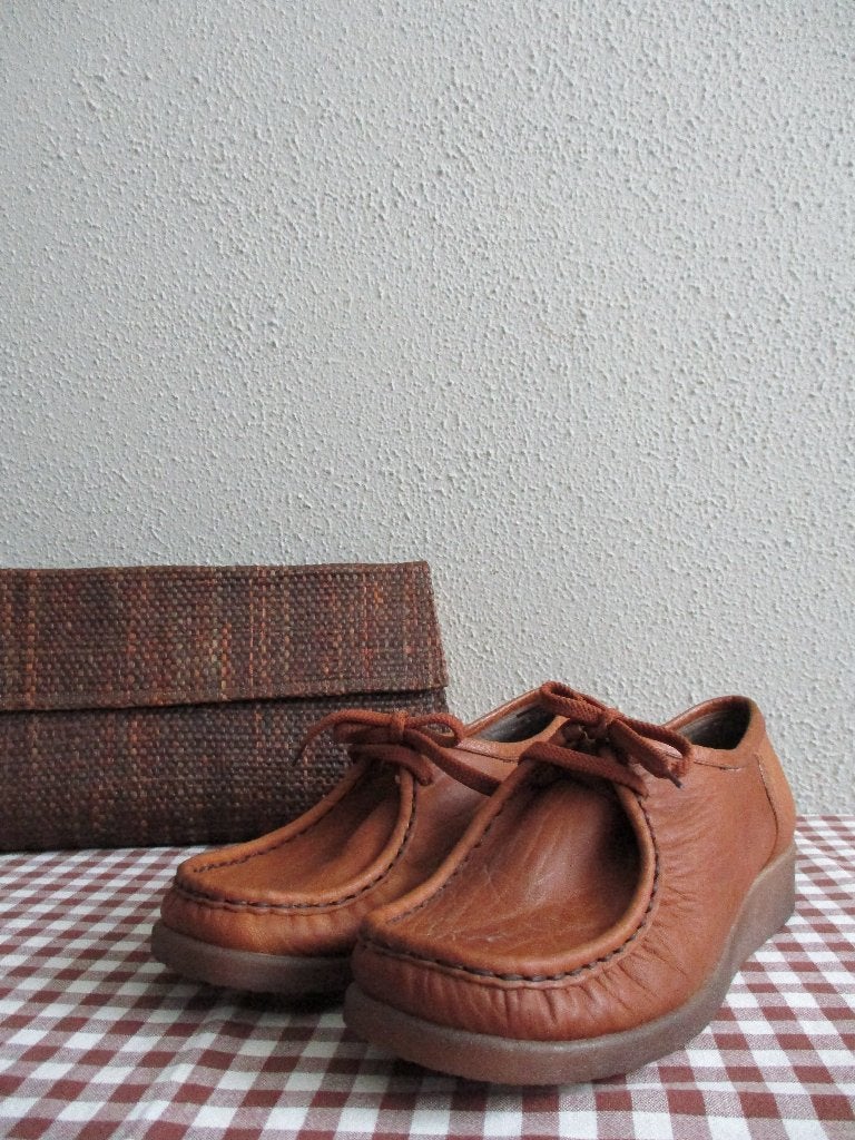 Vintage Leren Schoenen Retro, Ophalen of Verzenden, Huis en Inrichting