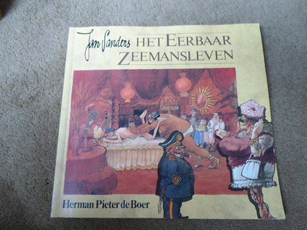 Jan   Sanders.     Het  eerbaar  Zeemansleven., Boeken, Moppen, Jan  Sanders., Ophalen of Verzenden, Zo goed als nieuw
