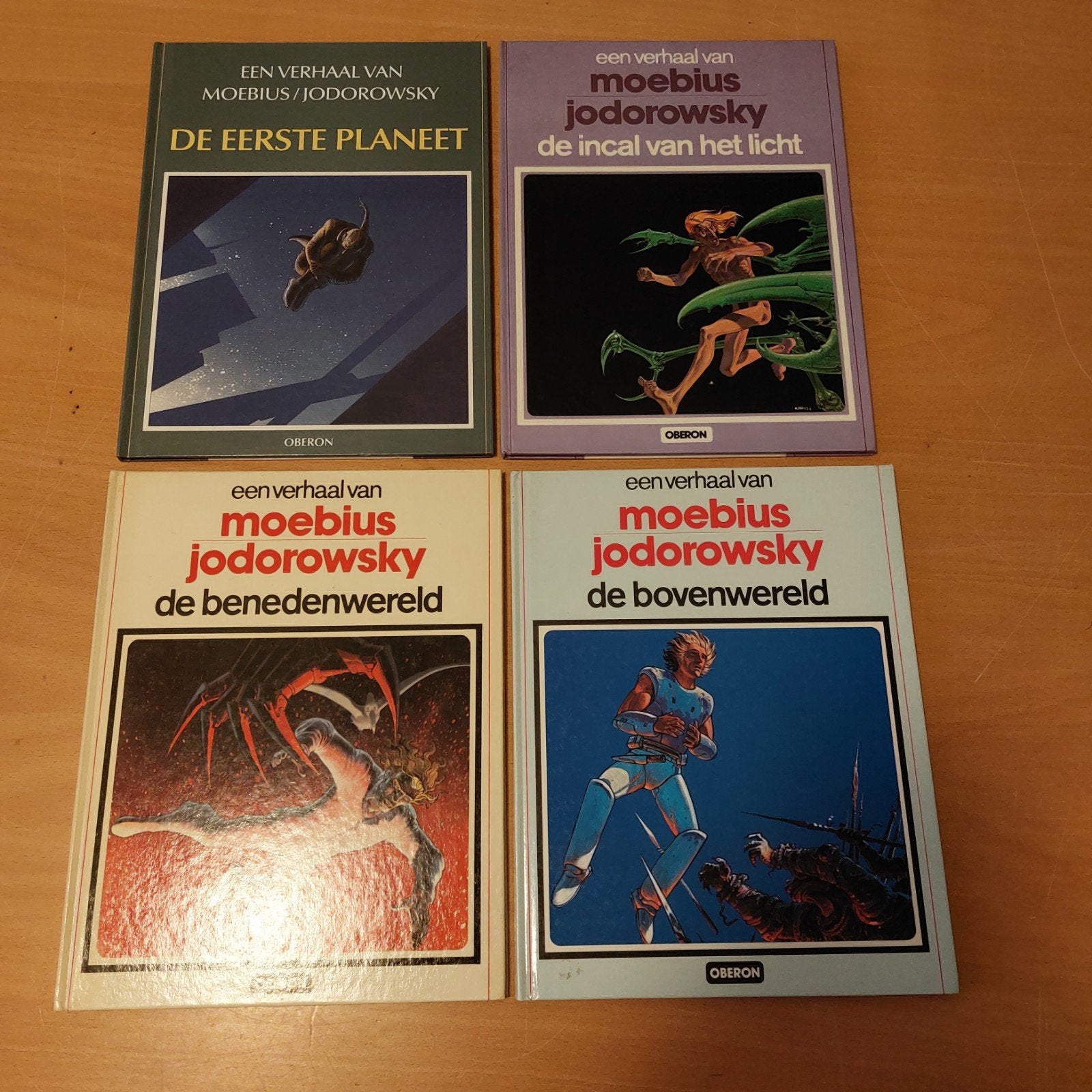 4 x HC Moebius John Difool, Boeken, Meerdere stripboeken, Ophalen of Verzenden, Gelezen