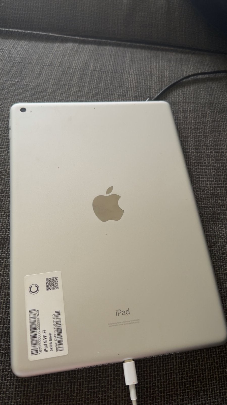 Apple iPad (8e generatie) 32GB Wi-Fi Zilver, Computers en Software, 32 GB, Apple iPad, Zo goed als nieuw, Wi-Fi