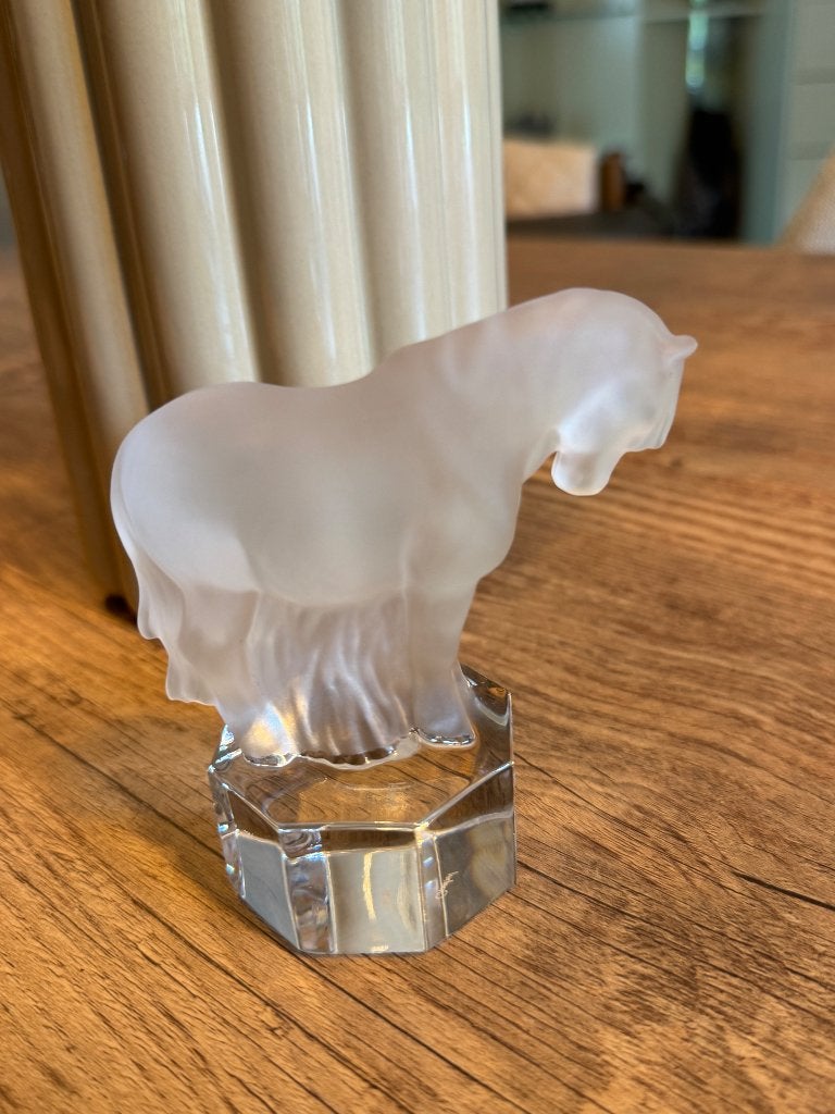 Goebel Paard kristal sculptuur, Ophalen of Verzenden