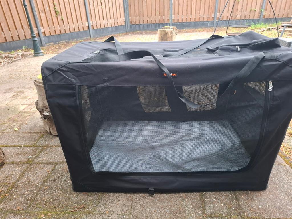 Hondenbench (reis) xxl voor berner sennen/leonberger/etc, Ophalen