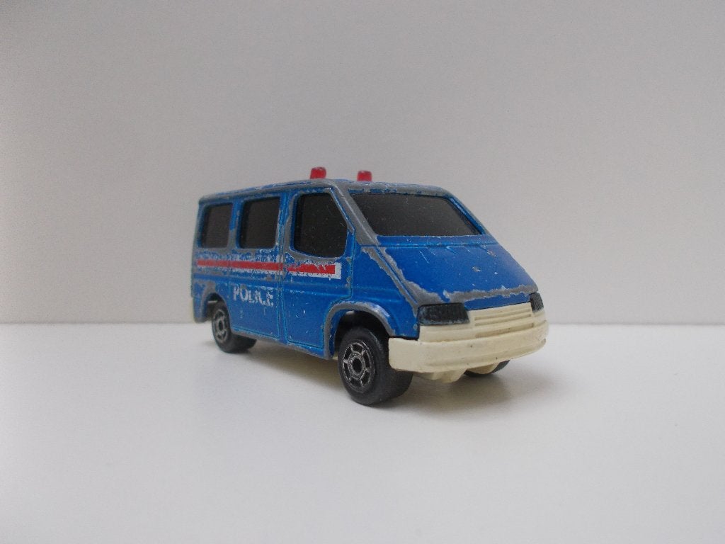 5187 Ford Transit 'Sonic Flashers' Majorette, Ophalen of Verzenden, Gebruikt, Auto