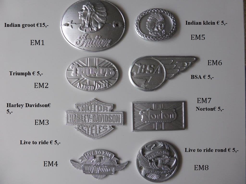 resin emblemen, Ophalen of Verzenden, Nieuw