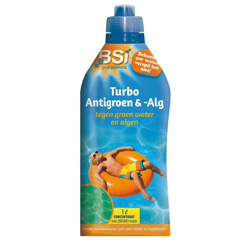 BSI Turbo Antigroen & -Alg 1 Liter, Ophalen of Verzenden, Overige soorten