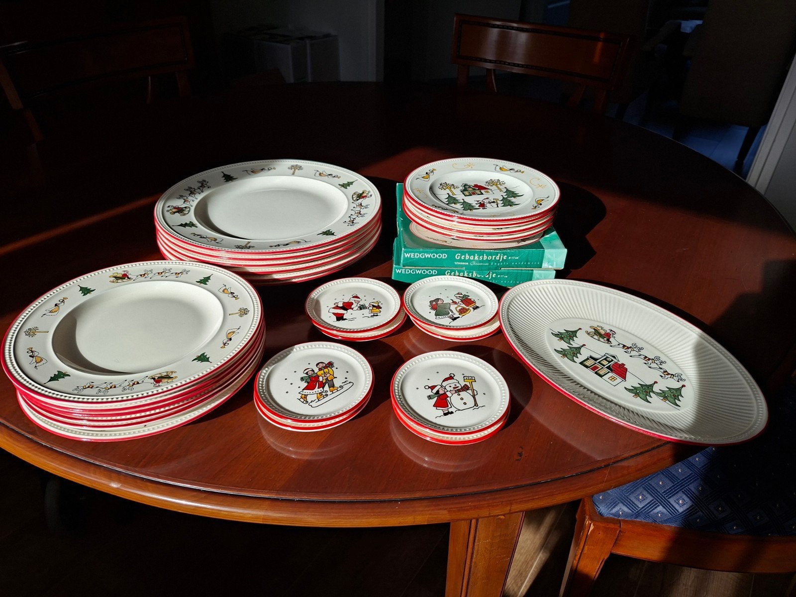 Servies delen Wedgwood Windsor Christmas, Ophalen