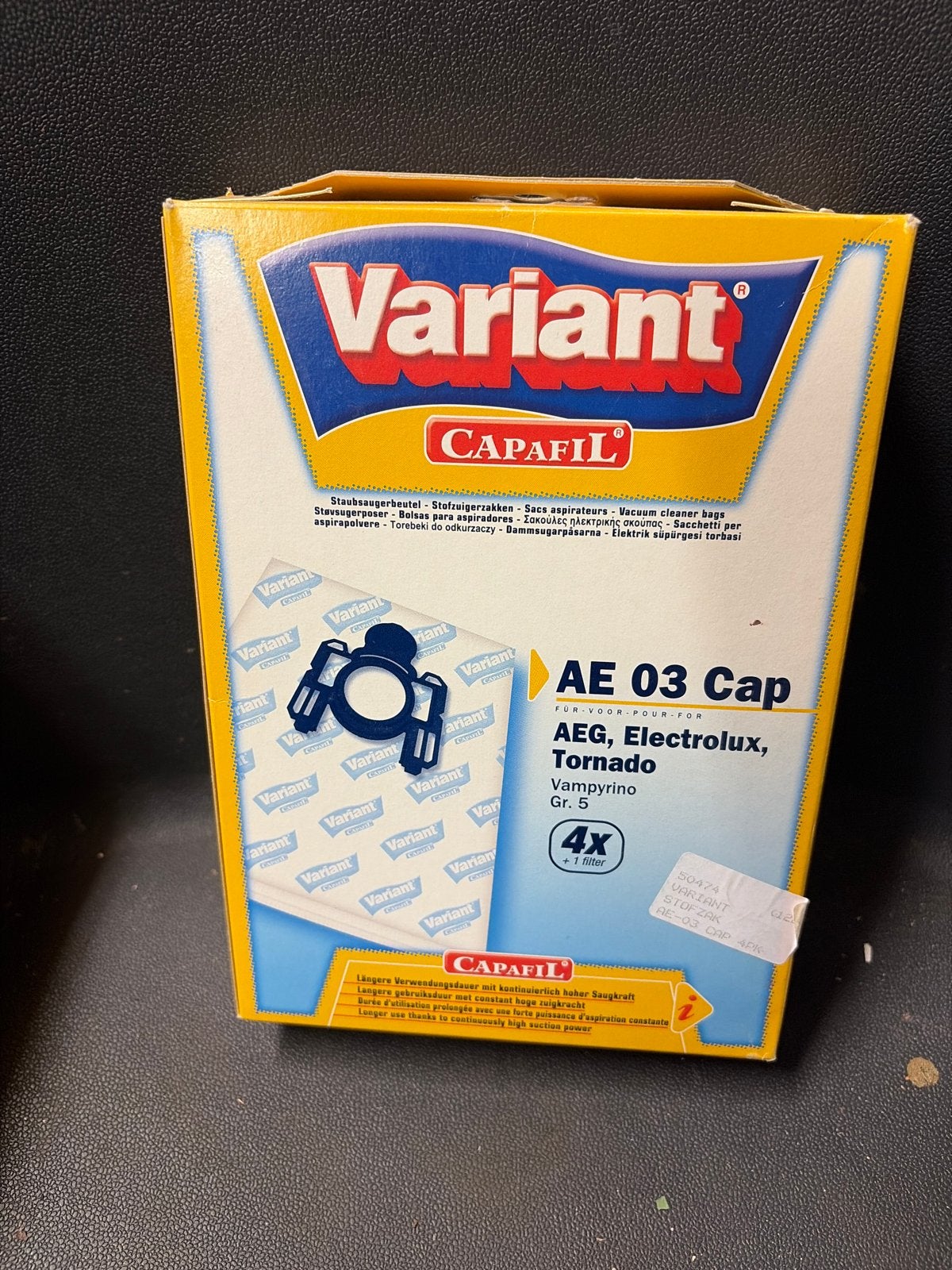 Variant Capafil AE 03 Cap Stofzuigerzakken (4x + 1 filter), Stofzak, Overige typen, Nieuw, Ophalen of Verzenden