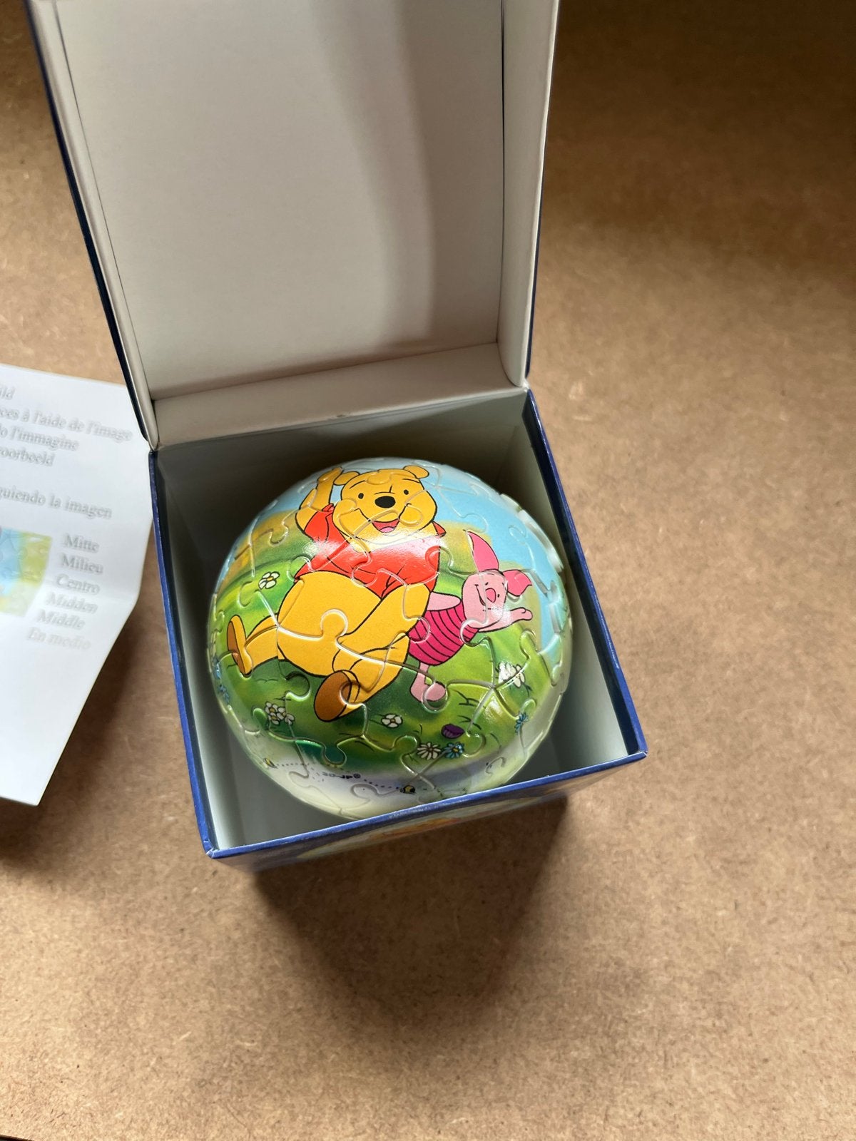 Winnie de Pooh Puzzleball - Ravensburger 60 stukjes, Ophalen of Verzenden, 10 tot 50 stukjes, Zo goed als nieuw, 4 tot 6 jaar