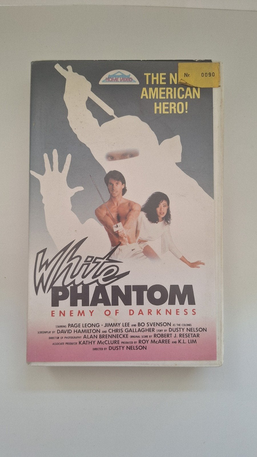 Extental VHS White Phantom 1987, Cd's en Dvd's, VHS | Film, Alle leeftijden, Ophalen of Verzenden, Gebruikt, VHS