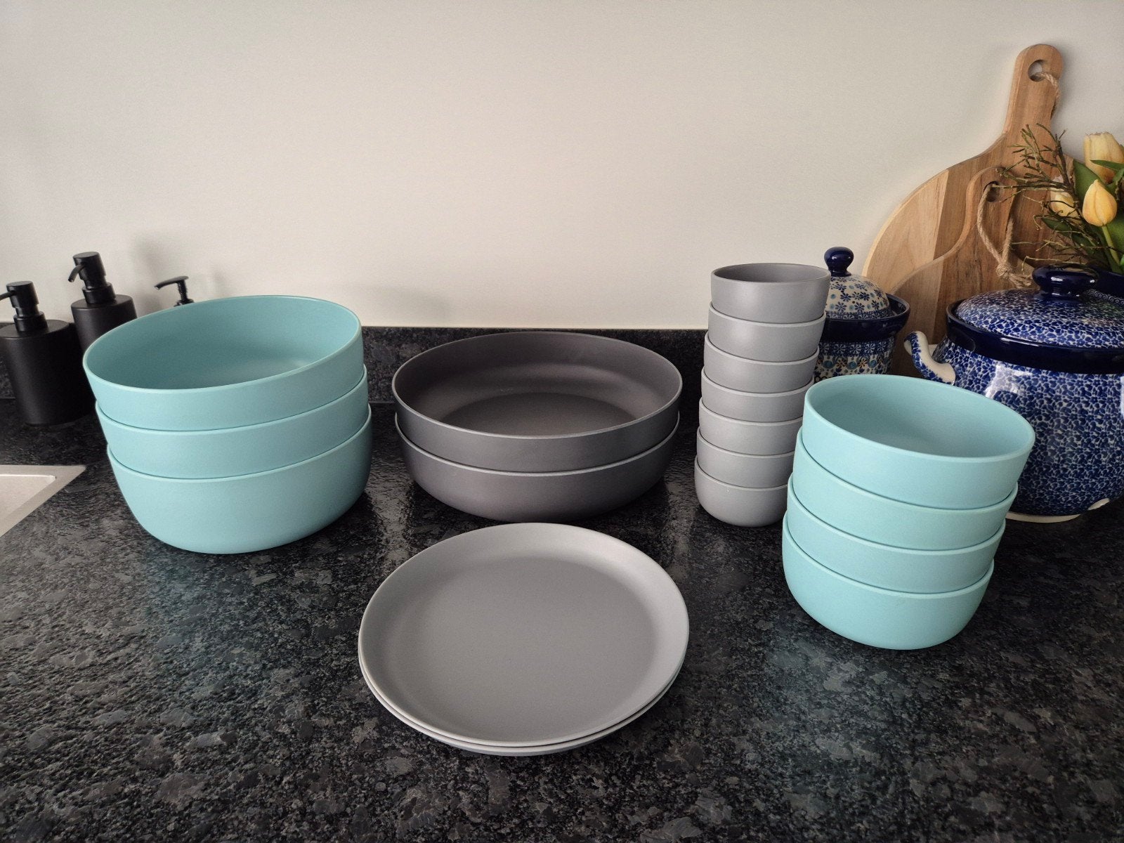 Royal vkb Buitenservies Albert Heijn, Huis en Inrichting, Keuken | Servies, Kop(pen) en/of Schotel(s), Overige stijlen, Porselein