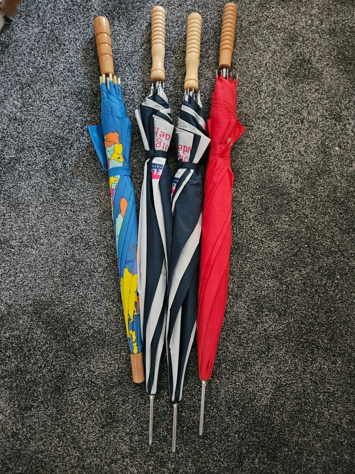 Diverse paraplu's - set van 4, Ophalen of Verzenden, Gebruikt, Overige kleuren