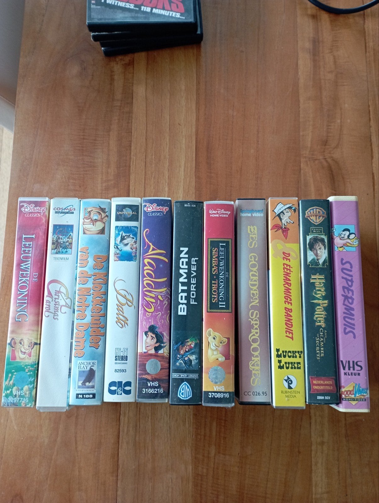 11 VHS-banden: Disney, Batman, Harry Potter en meer, Cd's en Dvd's, VHS | Film, Ophalen