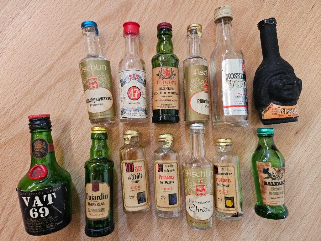 Kleine flesjes sterke drank, Verzamelen, Ophalen of Verzenden