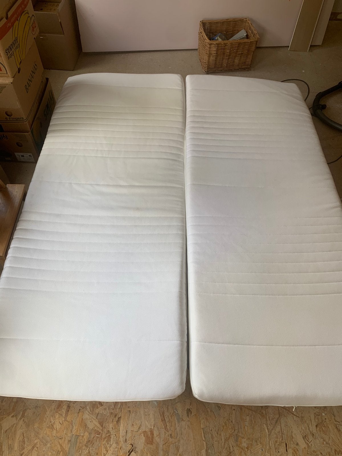 Ikea Tussöy dekmatras koudschuim 80 x 200, zgan, Huis en Inrichting, Slaapkamer | Matrassen en Bedbodems, Ophalen, Eenpersoons