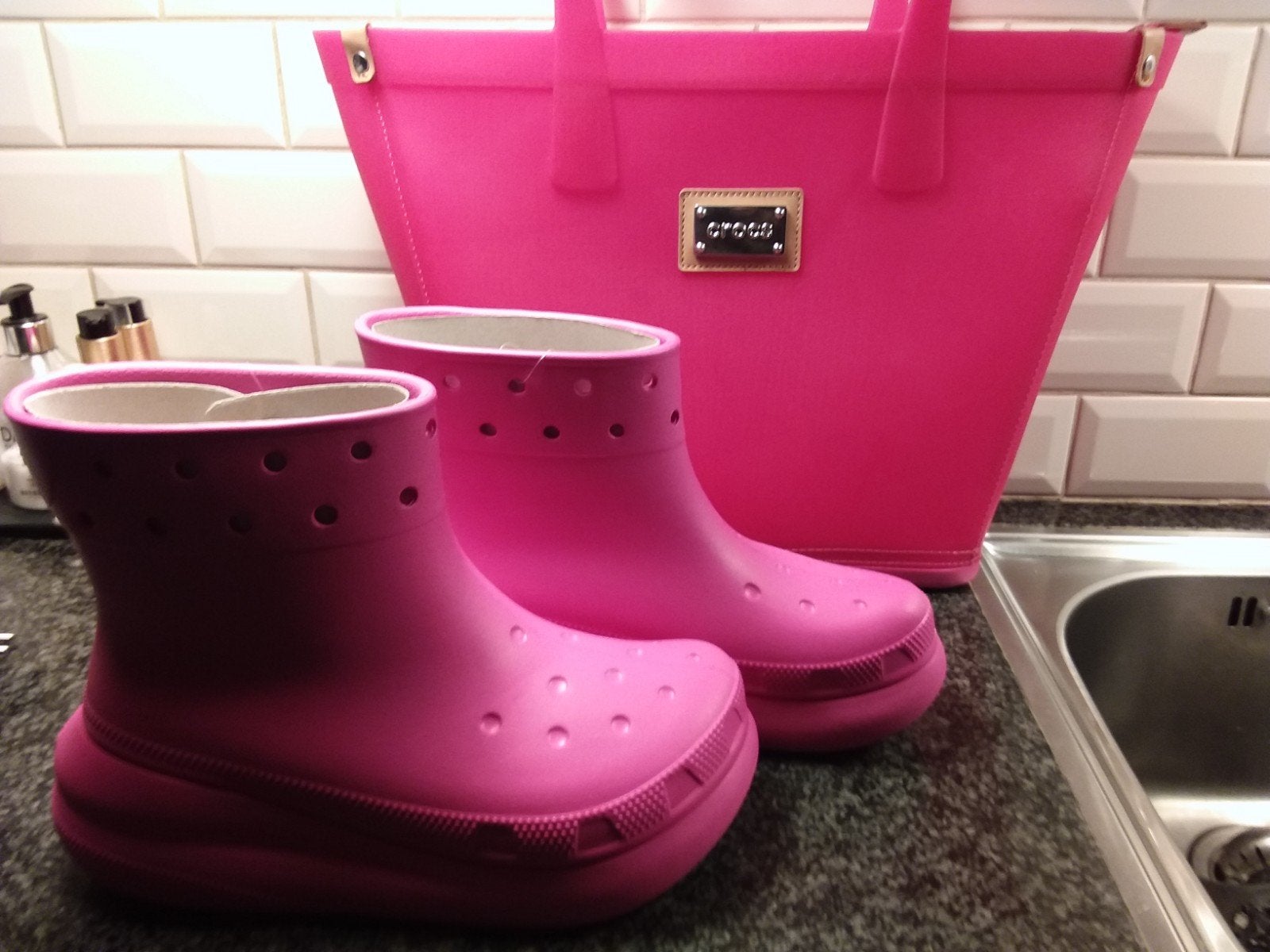 Crocs crush boots. NIEUW Maat 37/38, Ophalen of Verzenden, Nieuw, Meisje, Laarzen