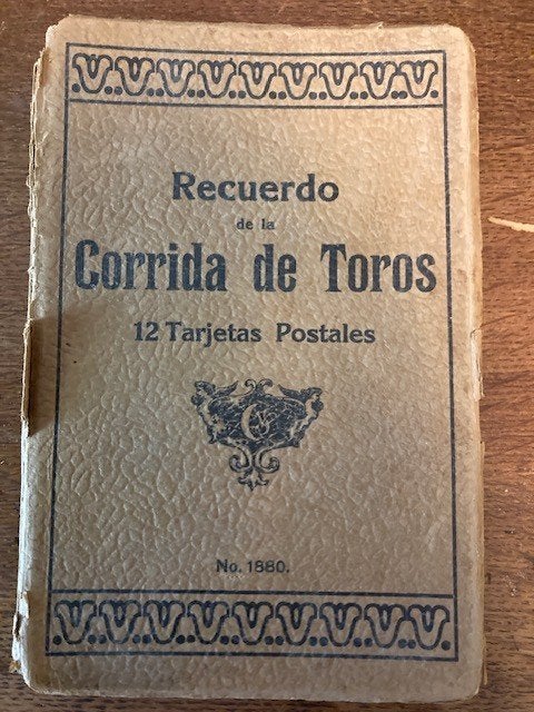 ansichtkaartboekje Corrida de Toros 1921, Ophalen of Verzenden, Ongelopen, Spanje