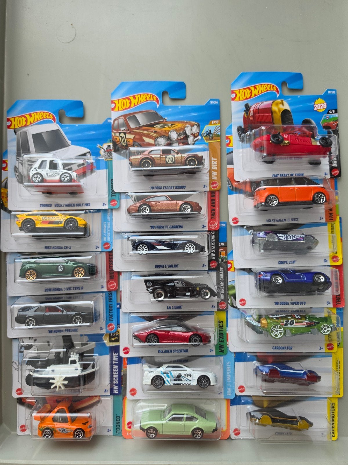 Hot Wheels partij Collectie - 20 Diverse Modellen HotWheels, Hobby en Vrije tijd, Modelauto's | Overige schalen, Verzenden, Nieuw