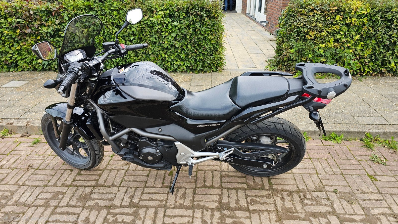 Honda NC700SD - zwart -20.129km- 2012- handvatverw/valbeugel, 2 cilinders, Gebruikt, Particulier, Meer dan 35 kW