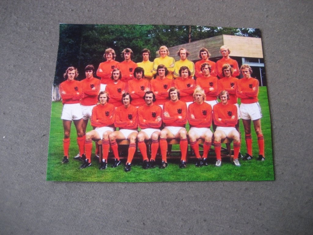 nederlands elftal oranje cruijff neeskens plaatje foto, Verzamelen, Ophalen of Verzenden, Gebruikt, Overige binnenlandse clubs