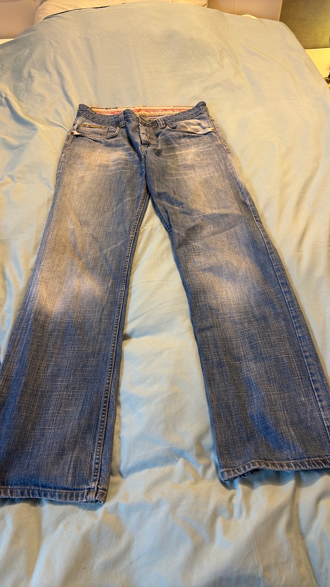 Spijkerbroek maat 33, Kleding | Heren, Ophalen of Verzenden, Zo goed als nieuw, Grijs, W33 - W34 (confectie 48/50)