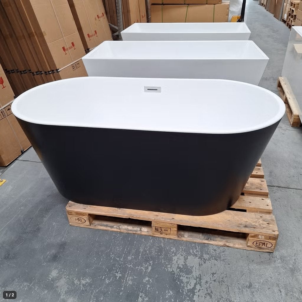 OPRUIMING! Compact Ligbad, Mat, Sanitair, 150cm, Nr366