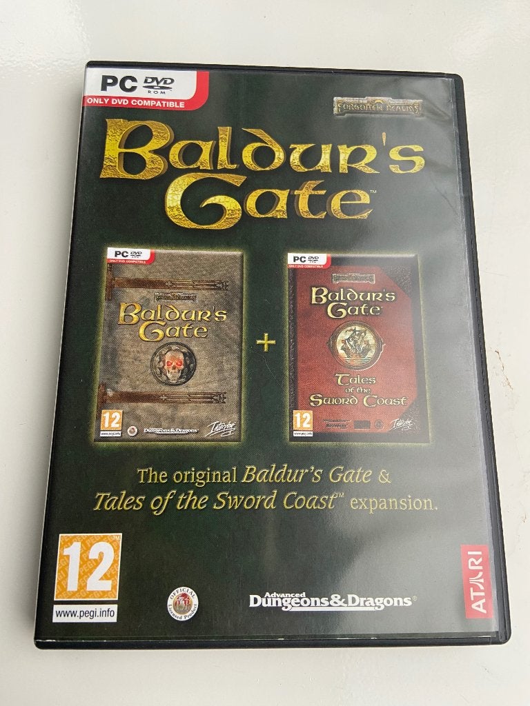 Baldur's Gate and Tales of the Sword Coast Expansion (PC), 1 speler, Ophalen of Verzenden, Zo goed als nieuw, Role Playing Game (Rpg)