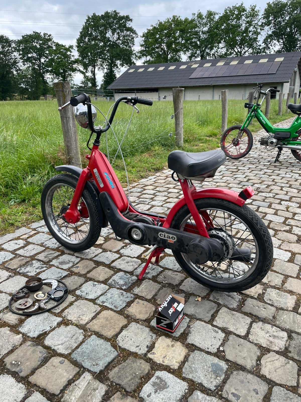 Piaggio ciao met een aantal onderdelen, Ophalen, Gebruikt, 1 versnellingen, 49 cc