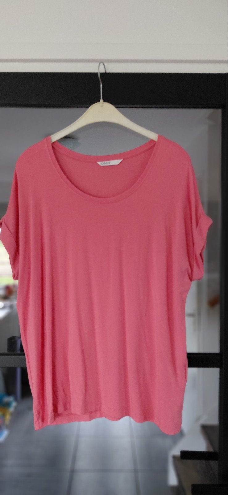 ONLY roze T-shirt met korte mouwen, maat M, Maat 38/40 (M), Only, Ophalen of Verzenden, Zo goed als nieuw