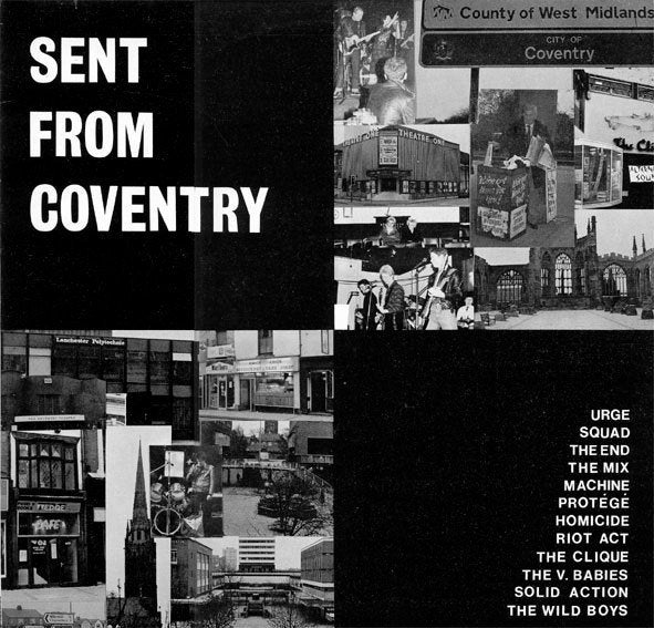 sent from coventry/v/a-punk/ska/new wave-ZELDZAAM+magazine, LP, Gebruikt, Verzenden, Inclusief boekje