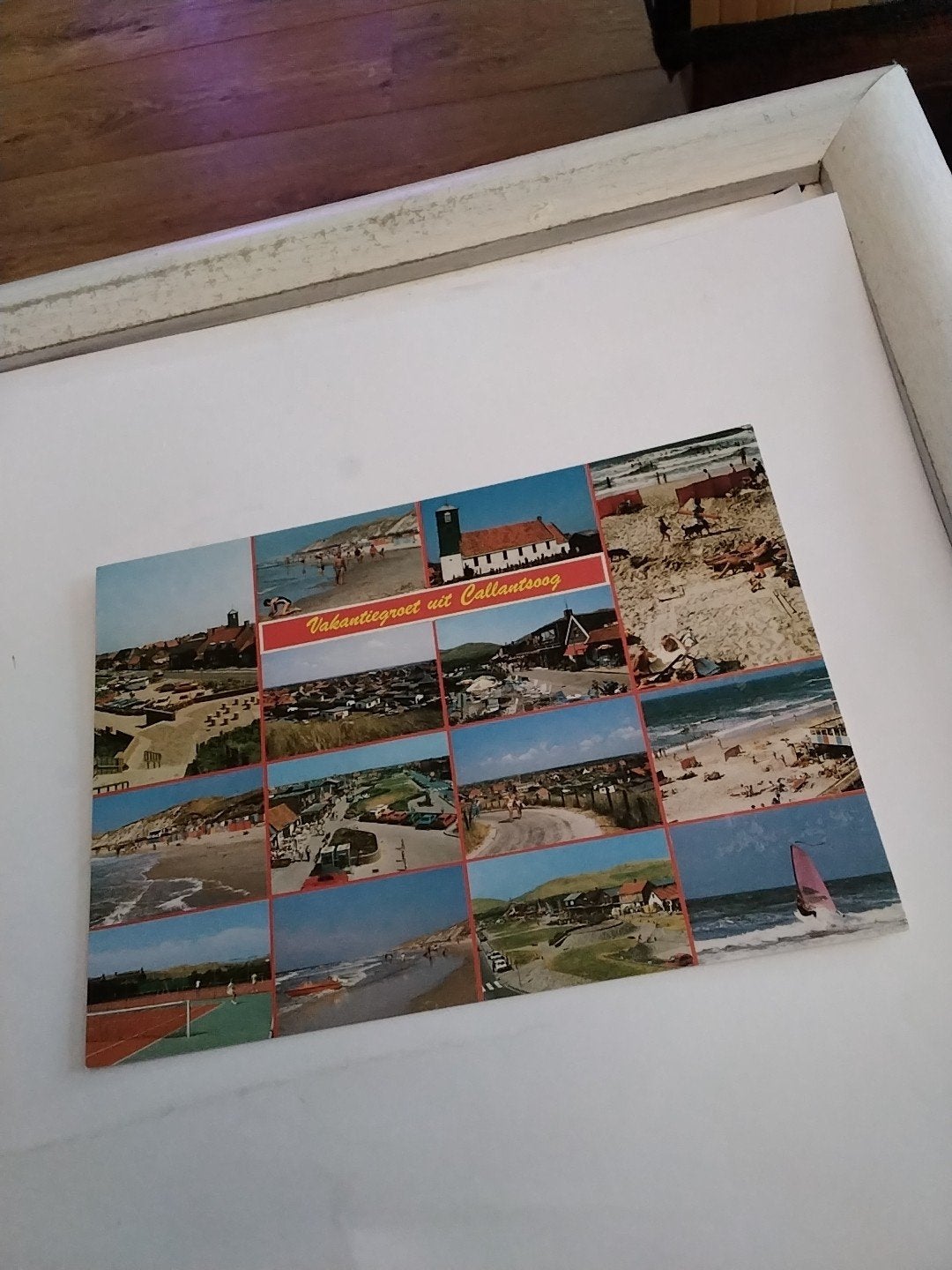 Vakantiegroet uit Callantsoog - Vintage Ansichtkaart, Ophalen of Verzenden, 1960 tot 1980, Ongelopen, Noord-Holland