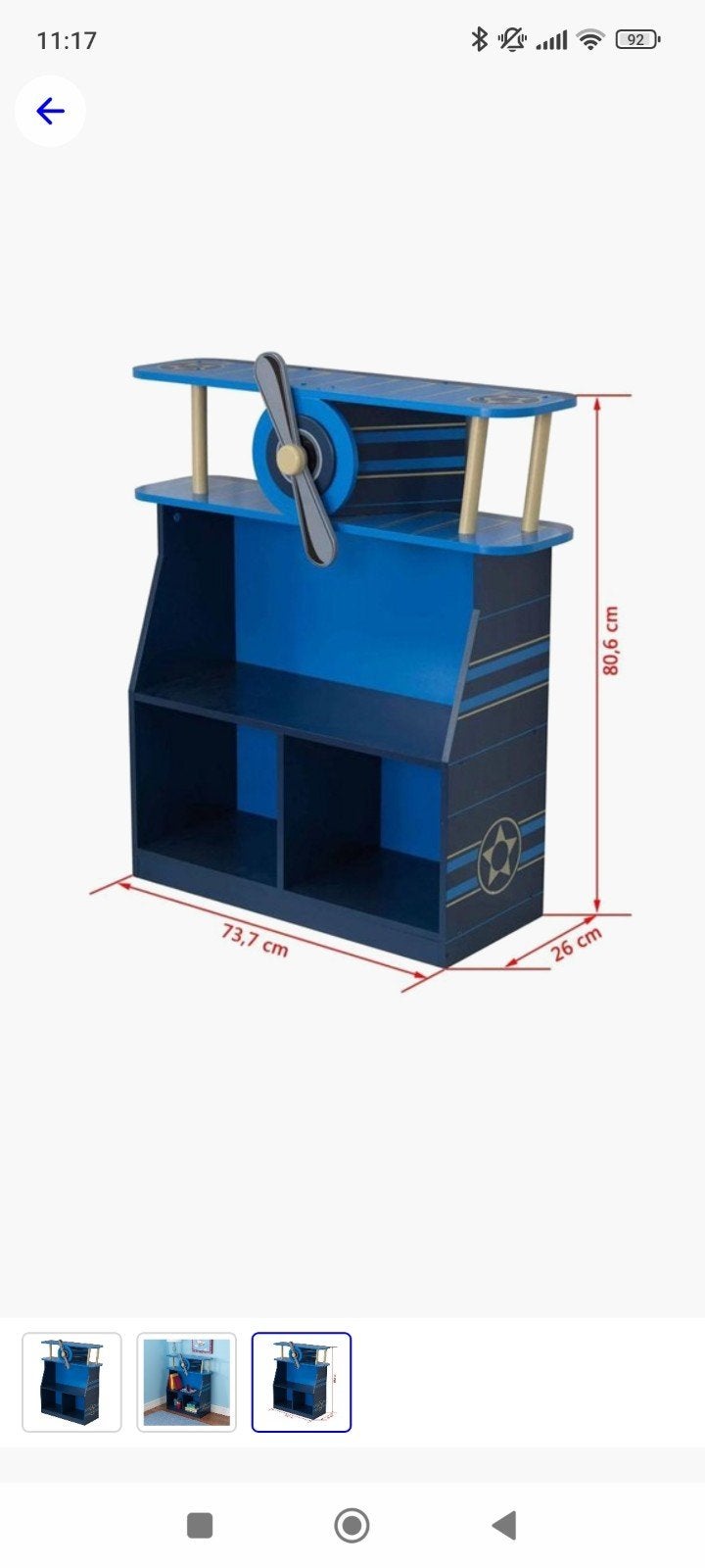 Kidkraft vliegtuig boekenkast, Ophalen of Verzenden, 50 tot 70 cm, 105 cm of meer