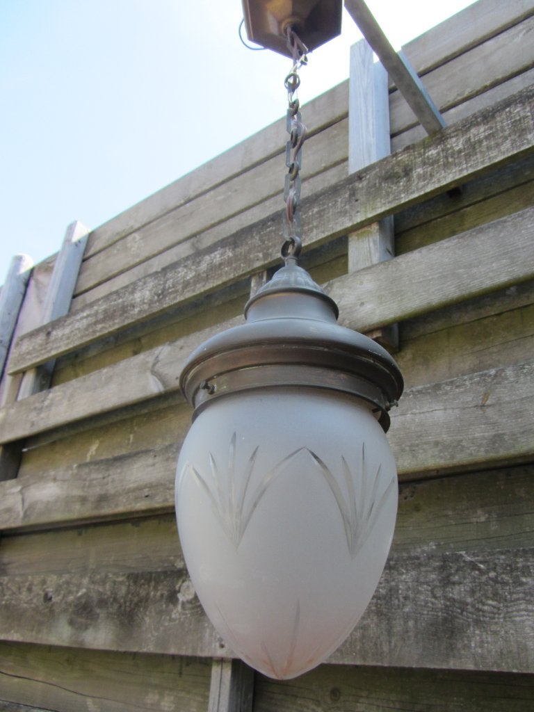 ZEER MOOIE ANTIEKE ART DECO LAMP, Ophalen