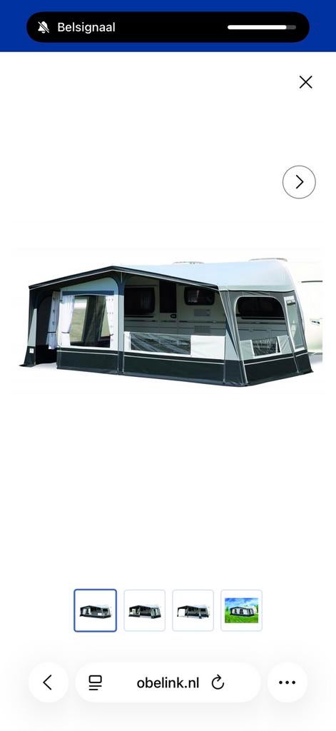 Brand voortent hobby 500, Rondzit, Hobby, Particulier, Luifel