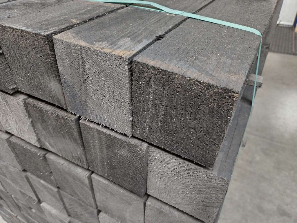 Dura2 vierkante 10x10CM palen 200 cm lang fijnbezaagd, Tuin en Terras, Ophalen of Verzenden, Nieuw, Palen