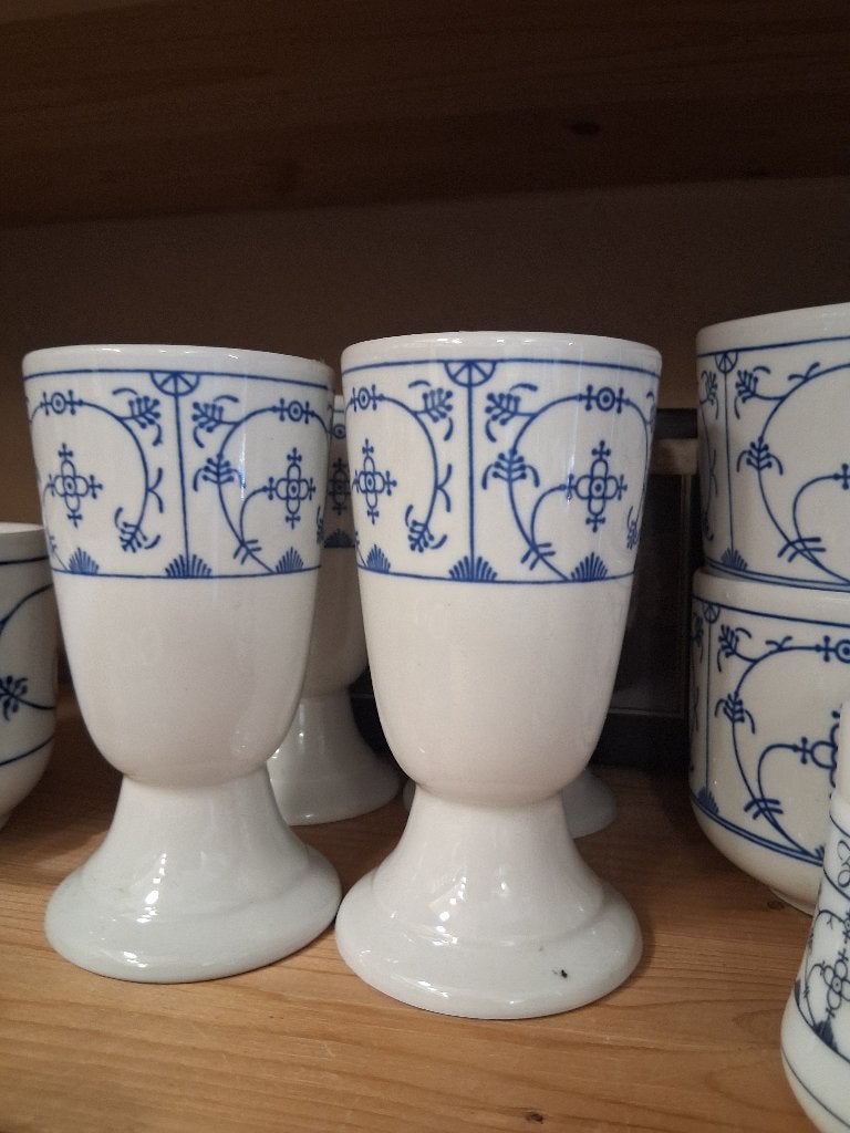 saks Drinkbeker, beker op voetje Blau Saks, Overige typen, Ophalen of Verzenden, Zo goed als nieuw, Overige stijlen