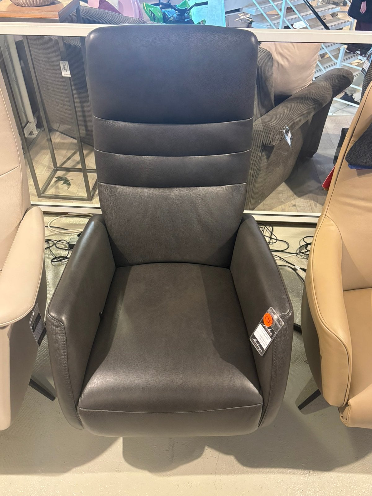 NIEUW Relaxfauteuil F3-300 in gasveed uitvoering, large, Ophalen, Minder dan 50 cm, Minder dan 75 cm, Nieuw