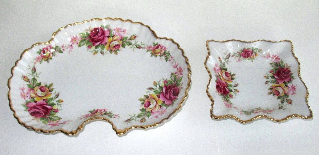 Twee Old Foley James Kent Staffordshire porseleinen schalen, Antiek en Kunst, Ophalen of Verzenden