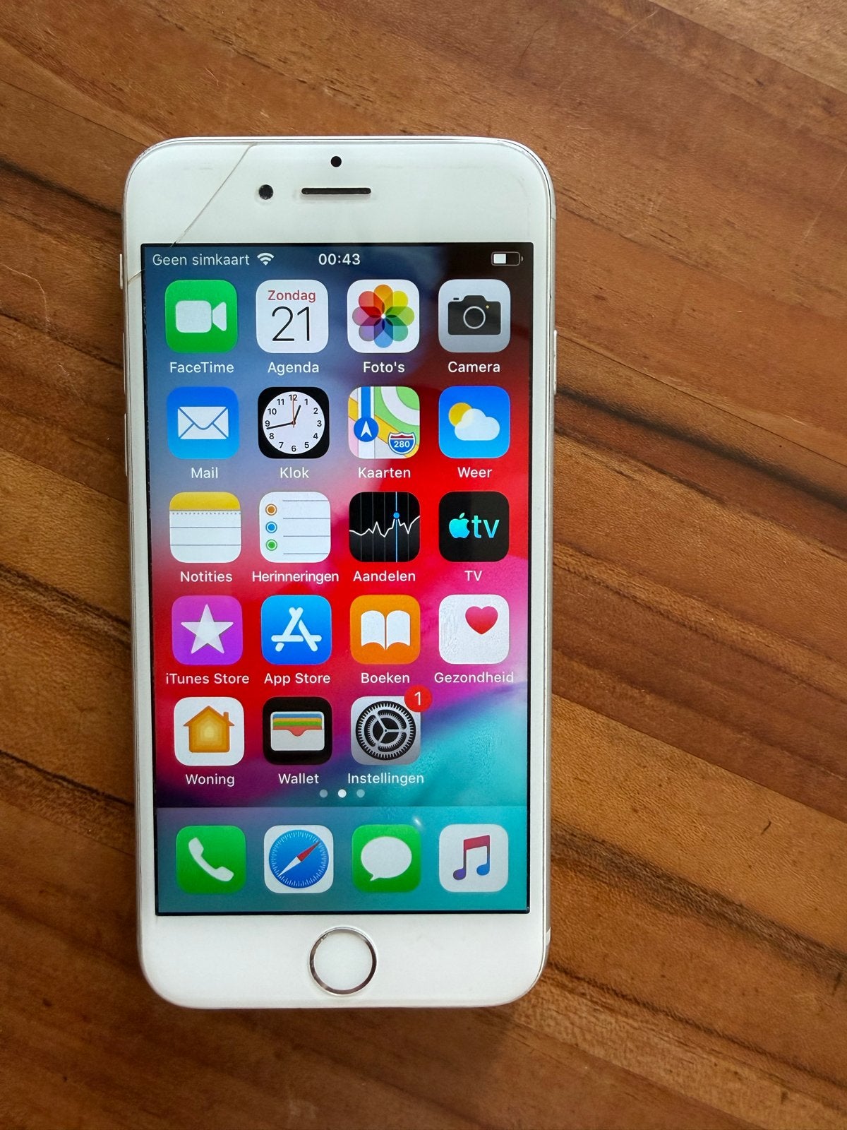 Apple iPhone 6 - 16GB - Wit - Batterij 90%, Telecommunicatie, Mobiele telefoons | Apple iPhone, Gebruikt, 16 GB, Verzenden, Wit