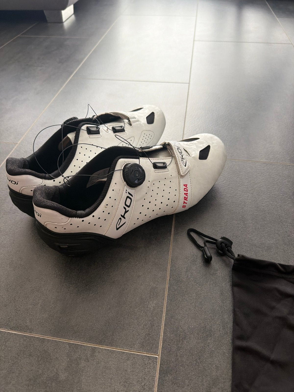 Ekoi Strada racefiets schoenen - Maat 47, Ophalen of Verzenden, Zo goed als nieuw, Kleding