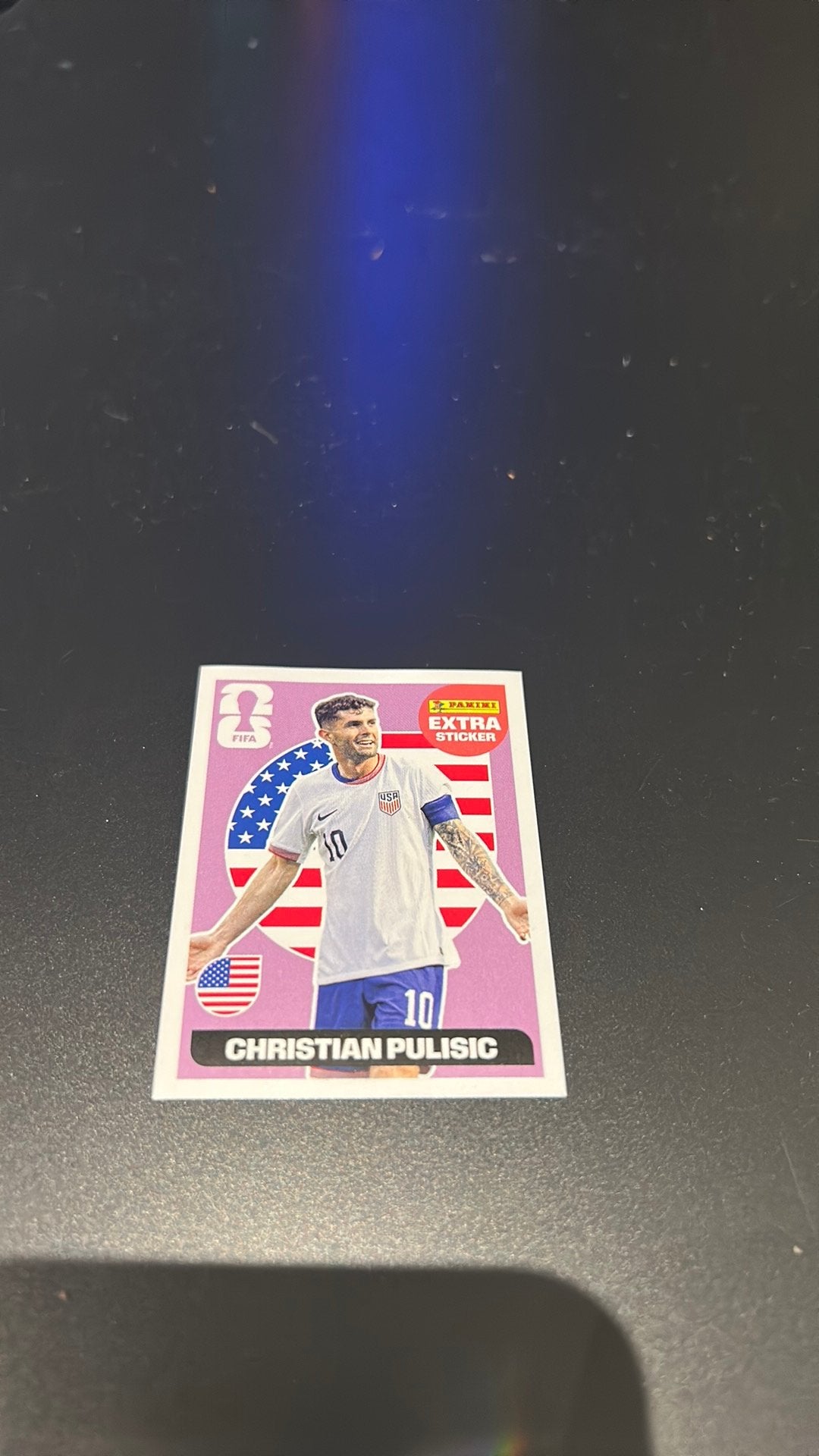 Panini extra sticker pulicic paars, Ophalen of Verzenden, Nieuw, Sticker