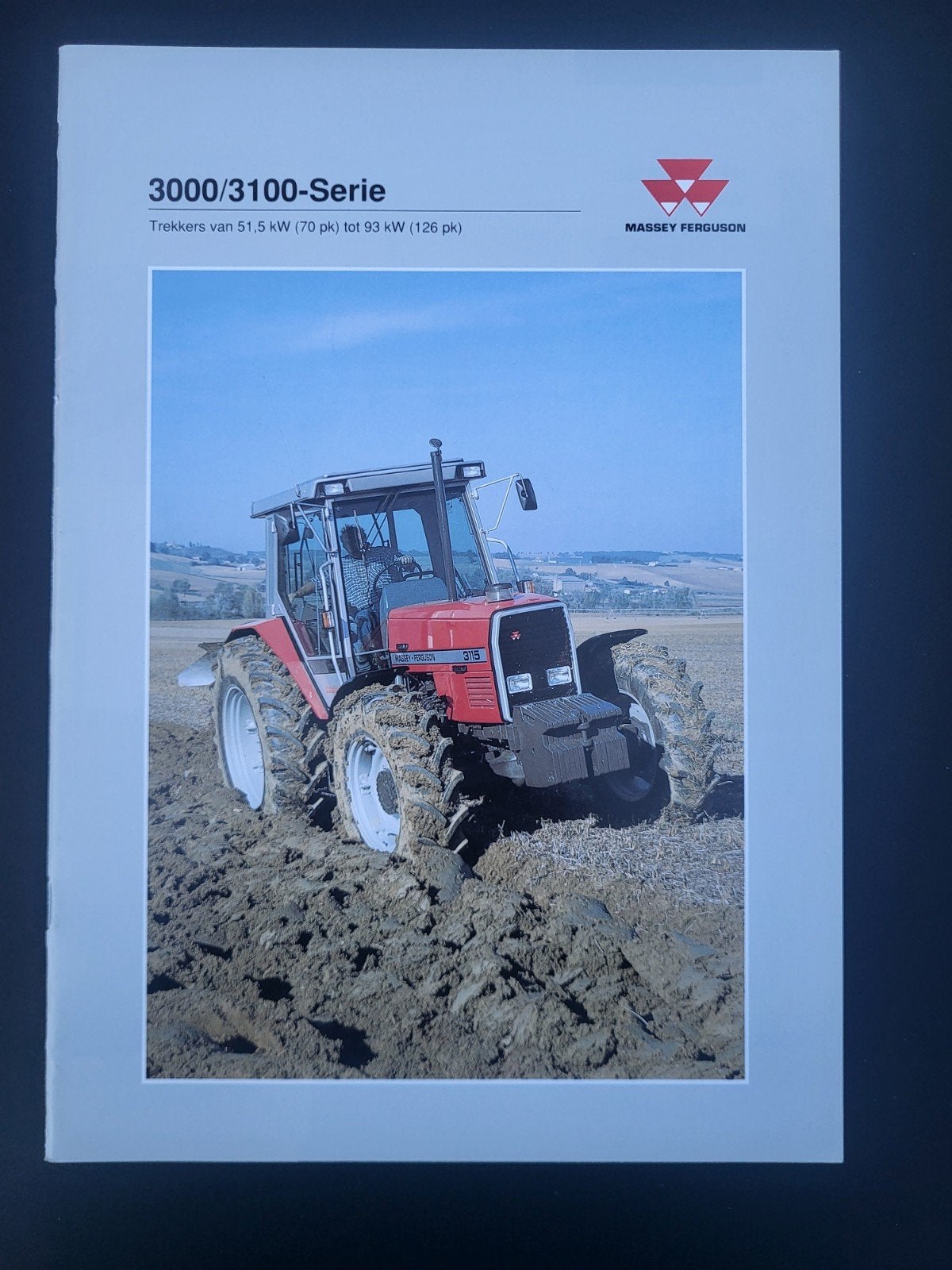 tractor folder Massey Ferguson 3000/3100 serie, Boeken, Ophalen of Verzenden, Zo goed als nieuw