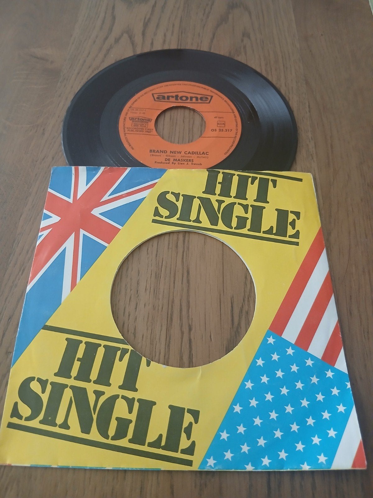 VINYL SINGLE   DE MASKERS   1965, Verzenden, Zo goed als nieuw, Overige formaten, Poprock