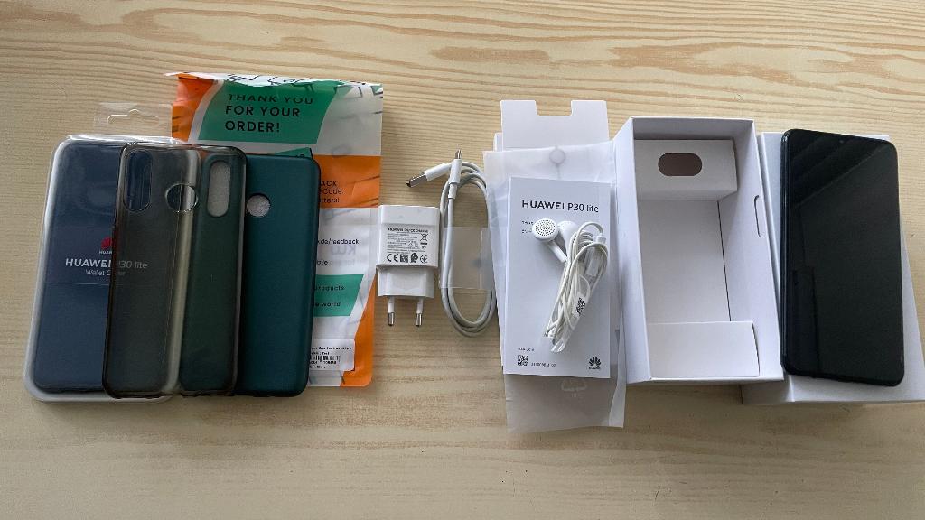 Huawei P30 Lite., Telecommunicatie, Mobiele telefoons | Huawei, Ophalen, Zwart, Zo goed als nieuw, Zonder simlock
