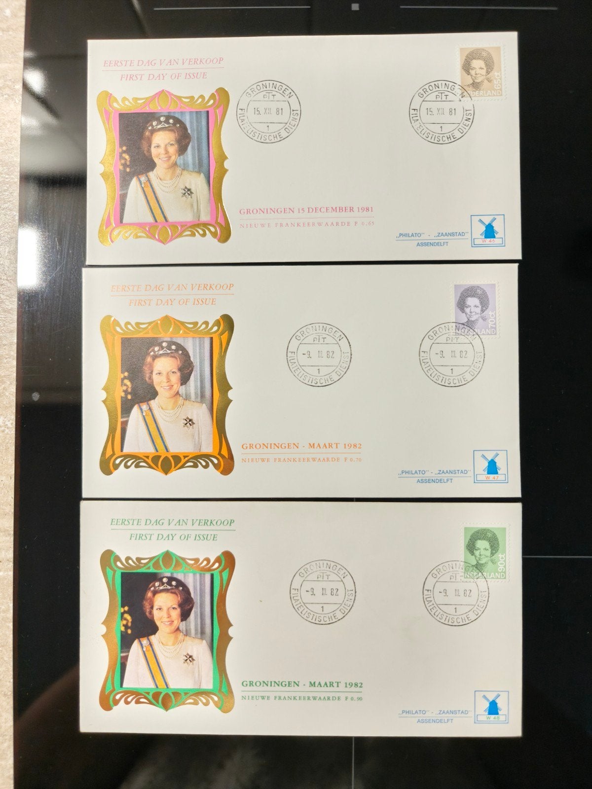 23 Eerste dag enveloppen Koningin Beatrix, Postzegels en Munten, Postzegels | Eerstedagenveloppen, Ophalen, Onbeschreven, Nederland