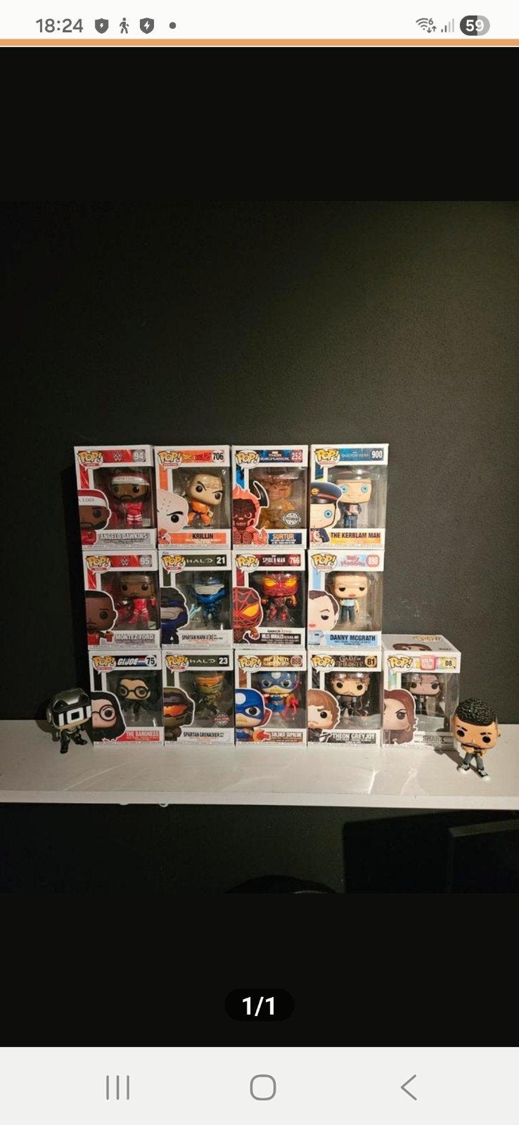 Funko pop, Ophalen, Zo goed als nieuw