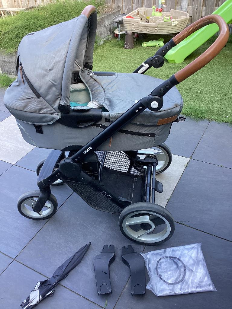 Mutsy evo grey, Kinderen en Baby's, Gebruikt, Mutsy, Verstelbare duwstang, Ophalen