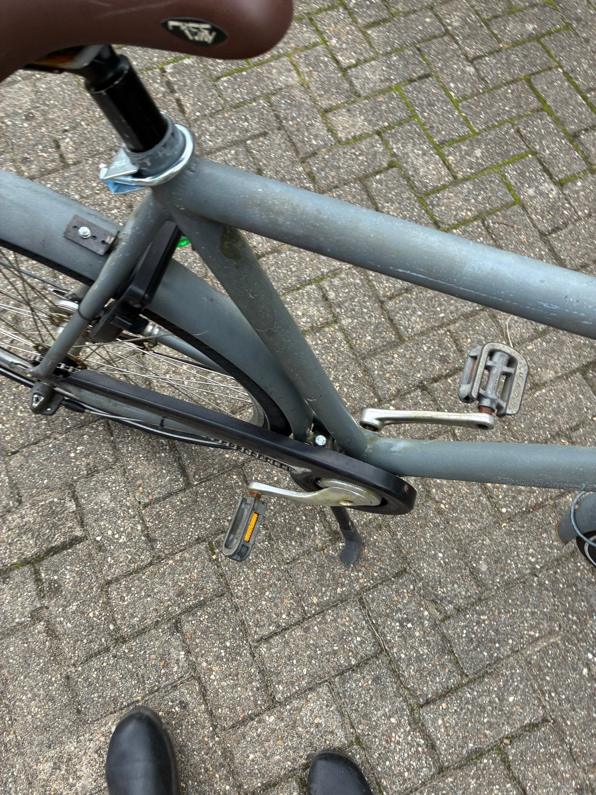 Herenfiets met 3 versnellingen en naafdynamo, Gebruikt, Versnellingen, Trommelrem, Ophalen