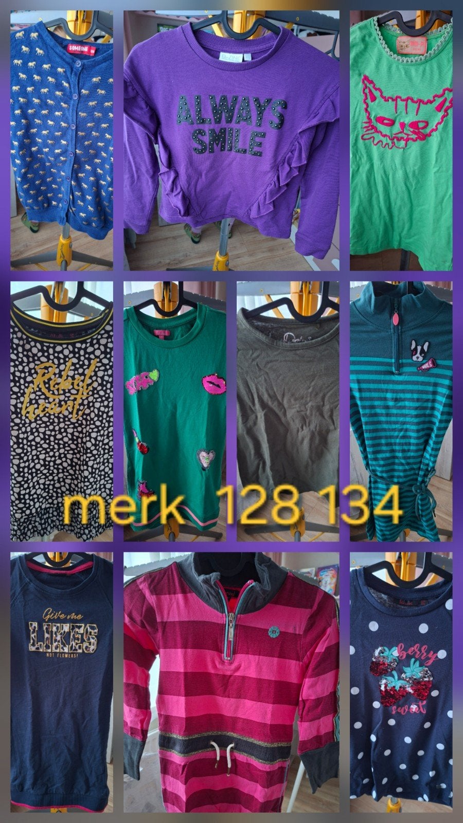 MERK KLEDING 128 134, Ophalen of Verzenden, Zo goed als nieuw, D zine, Meisje