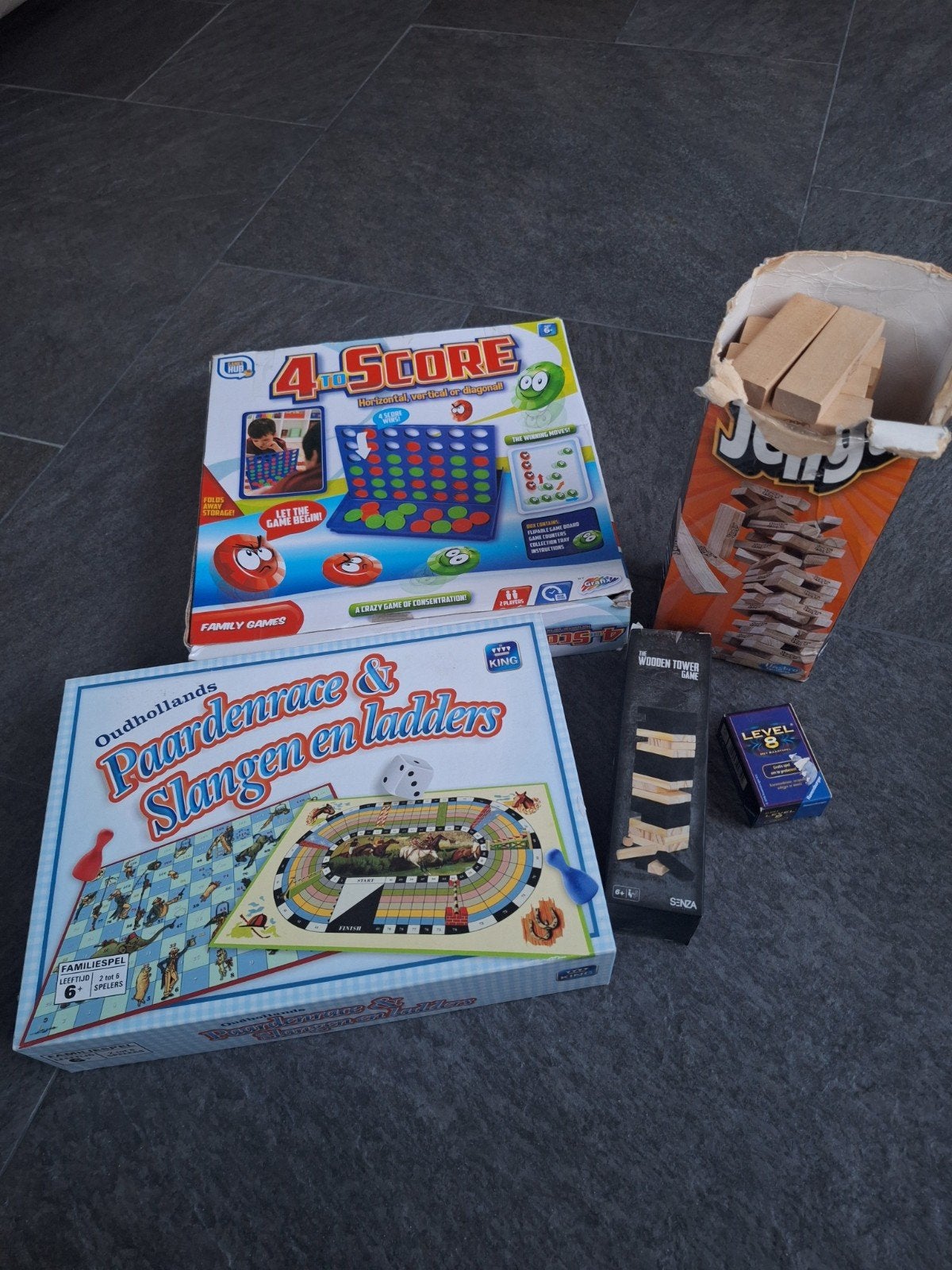 meerdere spellen, Drie of vier spelers, Ophalen, Gebruikt