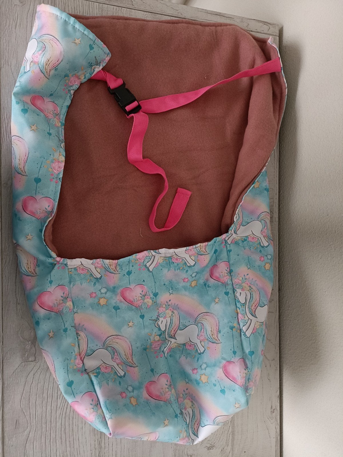 Unicorn voetenzak voor kinderwagen of rolstoel, Ophalen, Zo goed als nieuw